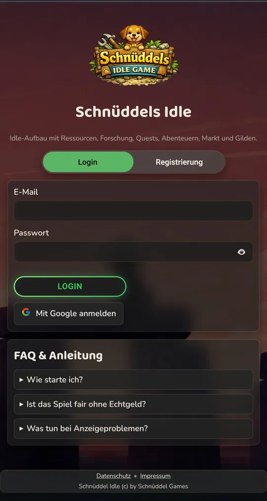 Login-Screen